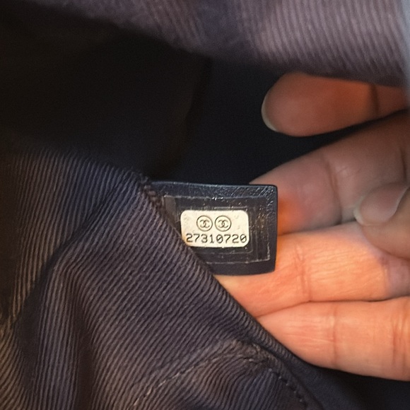 Chanel Denim Quilted Large Coco Handle Shopping Tote Blue - Picture 10 of 14